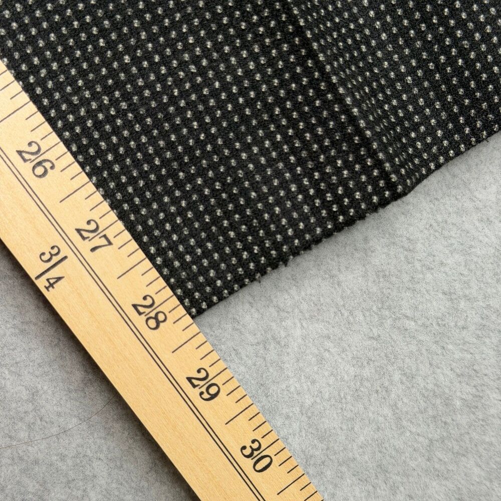 Talbots Petites Curvy Pants 2P Black Dot Wool Blend Dress Career Womens - Picture 7 of 9